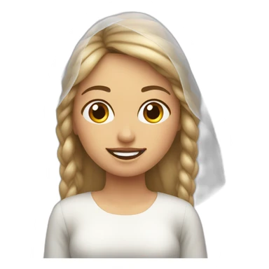 femme voile et son mari sticker