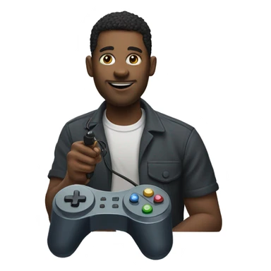 Dag with joystick sticker