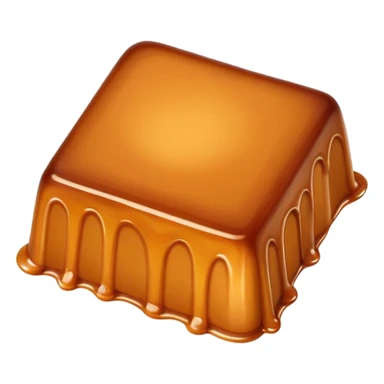 piece of caramel sticker