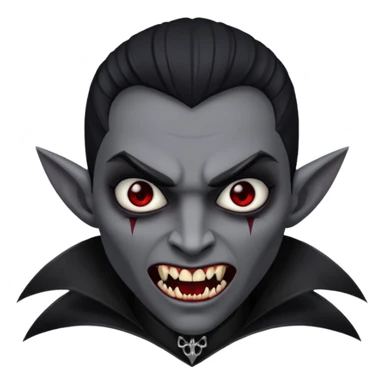 Black vampire sticker