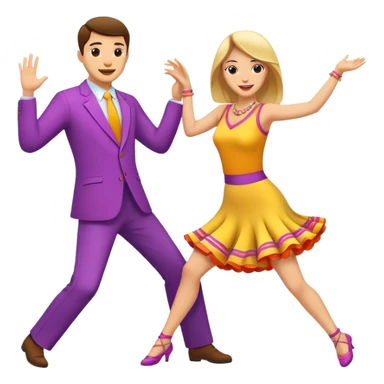 Cha cha cha dance sticker