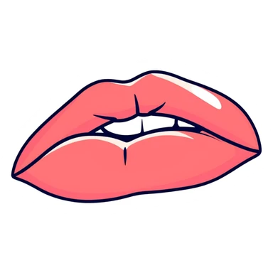 Lip filler  sticker