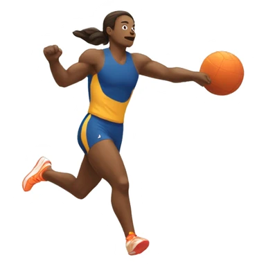 Track and field discus sticker