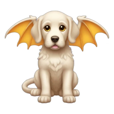 labradoodel-dragon-wings sticker