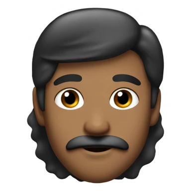 UN JOVEN CON BIGOTE Y LETES TRANSPARENTES CON PELO NEGRO PERO PIEL TRIGUEÑA  sticker