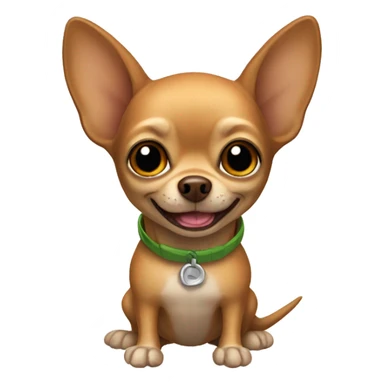 Brown Chihuahua in a Dinosaur Costume sticker