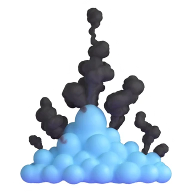 mist vapor sticker