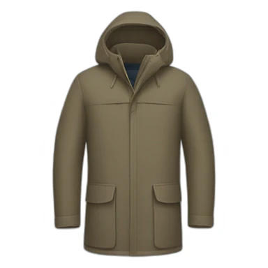 Manteau kway sticker