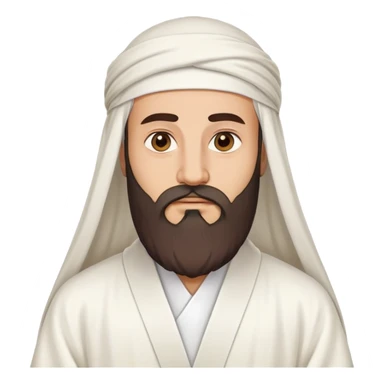 an Islamic religious man  sticker
