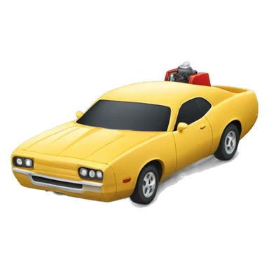 car with supercharger sticker