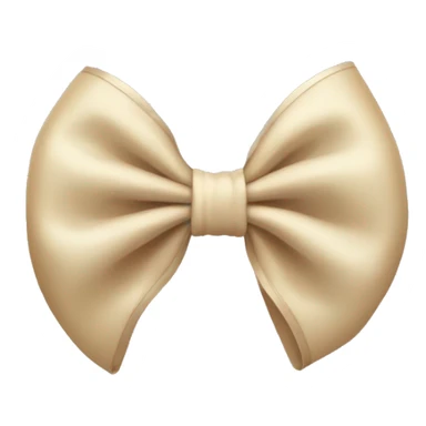 aesthetic beige bow sticker