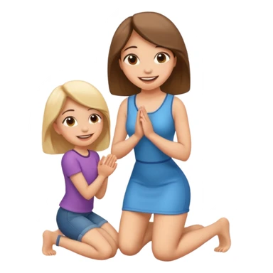 girl proposing sticker