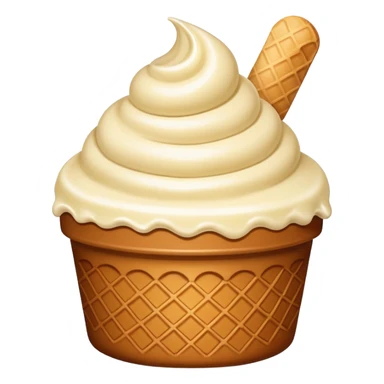 emoji vanille sticker