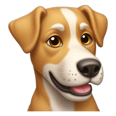 perro alzando pesas sticker