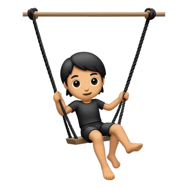 black rope swing sticker