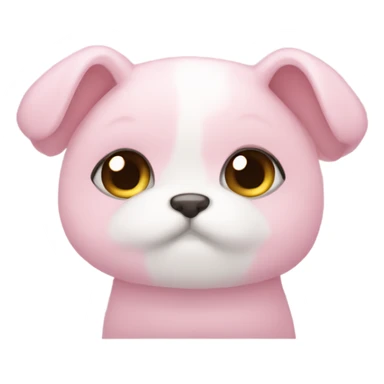 Cute light pink pushie sticker