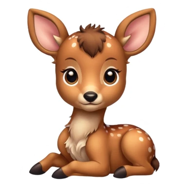 Baby deer sticker