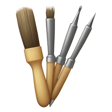 Artistic tools sticker