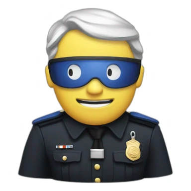 Macron police sticker