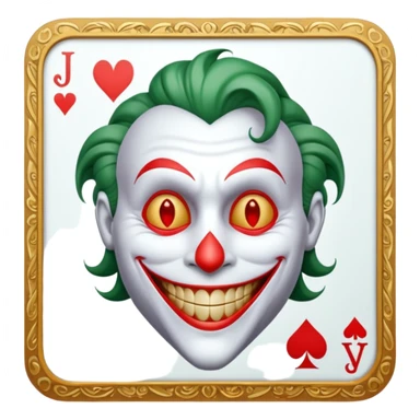 Joker Card Icon sticker