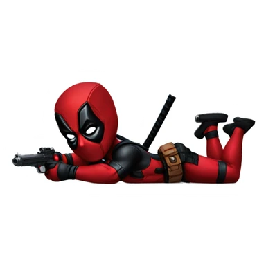 Deadpool katanaa sticker