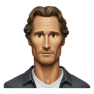 matthew mcconaughey serious sticker