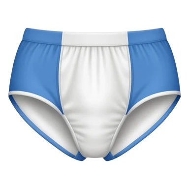 big white underwear sticker