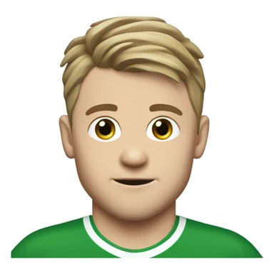 James Forrest in a rangers shirt sticker