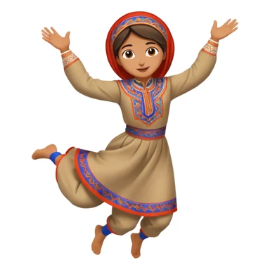 Jump armenian sticker