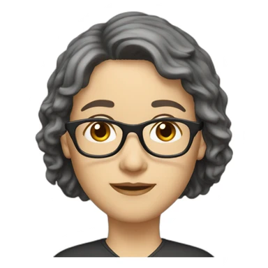 teacher, white, no glasses, short hair sticker
