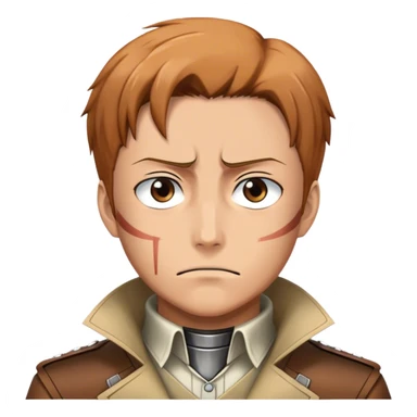 jean kirschtein from attack on titan sticker