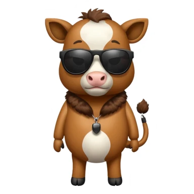 Seecow with shades sticker