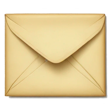 Vintage envelope sticker