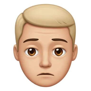 Face with side eye and disgust face sticker