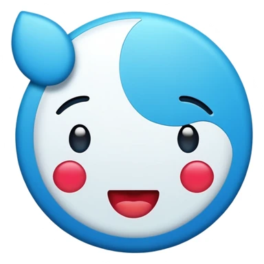 Verificacion de Tiktok azul sticker