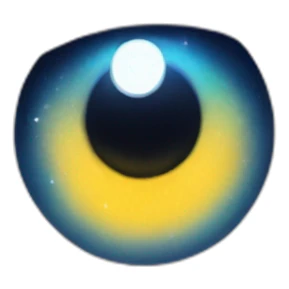 starry eye sticker