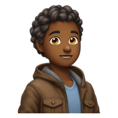 Garcon sur une fille sticker