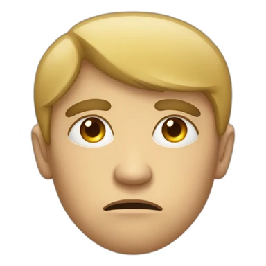 Human sulking  sticker