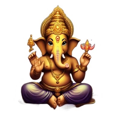 Ganesha dark angel intergalactical spiritual matrix multiverse galaxy sticker