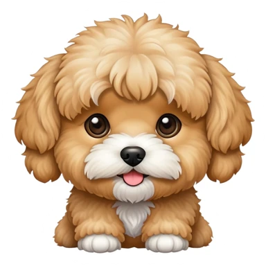 Apricot maltipoo sticker