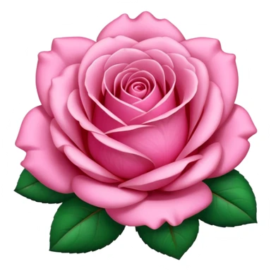 Pink rose sticker