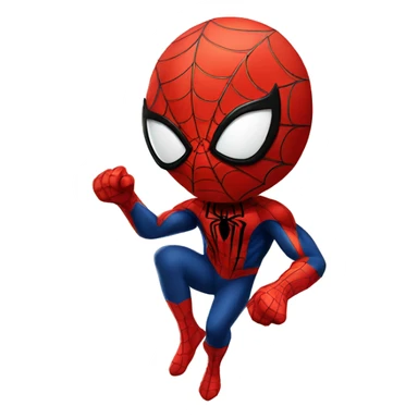 spiderman say hello sticker