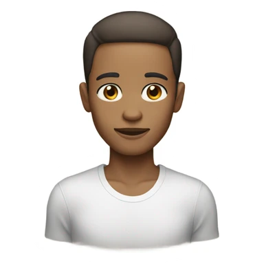 light skin brown eyes skinny  sticker