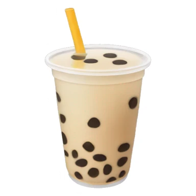 Boba tea sticker