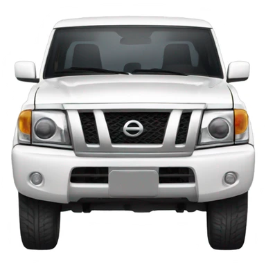 white nissan patrol sticker