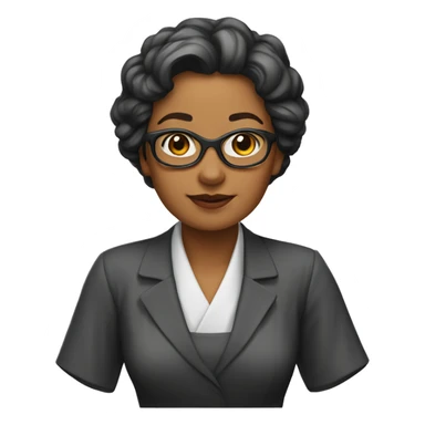 professora cauasiana sticker