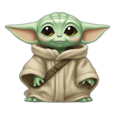 Baby yoda grogu sticker