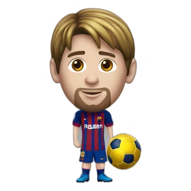 lionel messi ballon d'or sticker