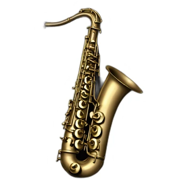 Partition de musique avec un saxo sticker