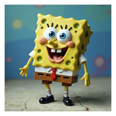 spongebob photorealism sticker